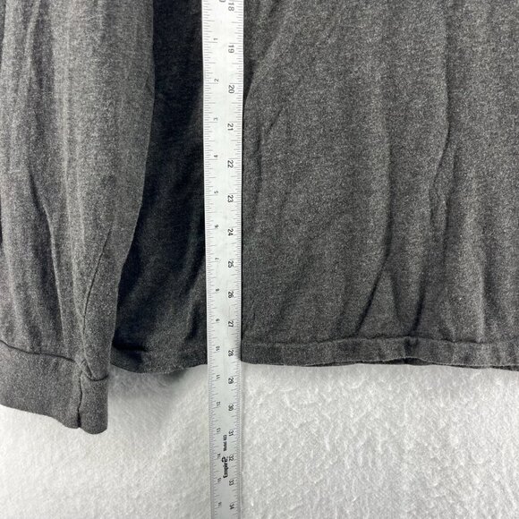 Polo Ralph Lauren Sweater Mens L Gray Long Sleeve V-Neck Pullover Casual Preppy - Picture 5 of 12